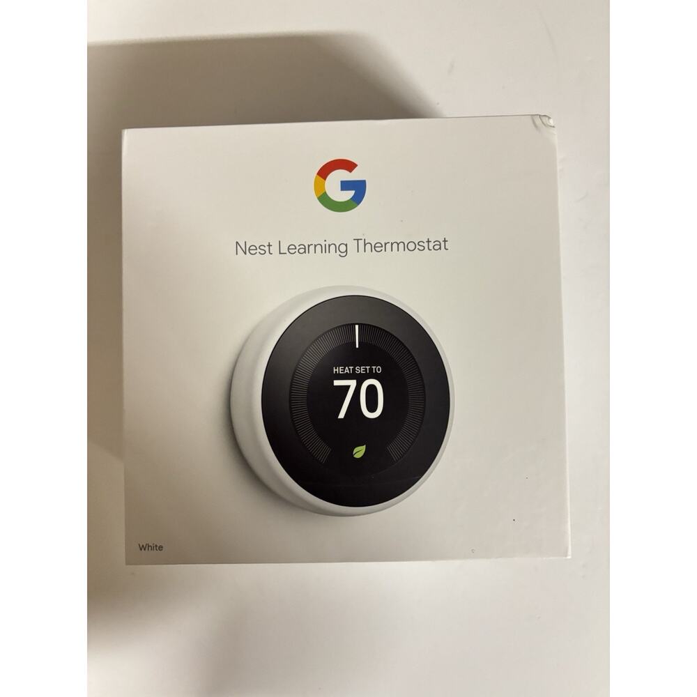 Google Nest T3007ES 3rd Generation Smart Learning Thermostat. Silver. For Parts